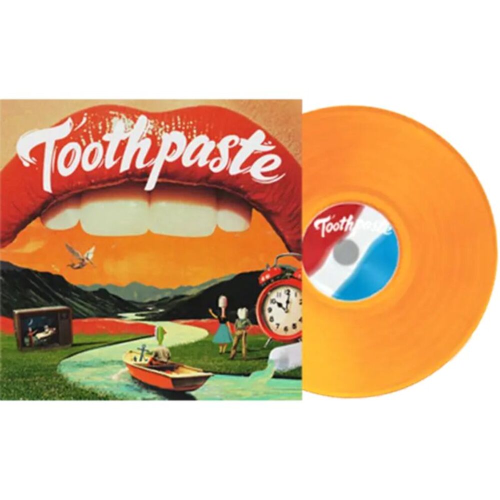 Crystal Tides - Toothpaste - Orange Colored Vinyl  LP LP